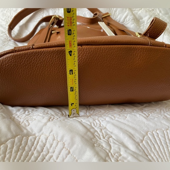 🇮🇹NWT Unica! Firenze Italy supple Leather Backpack OR Tote fits tablets easily - Picture 15 of 16